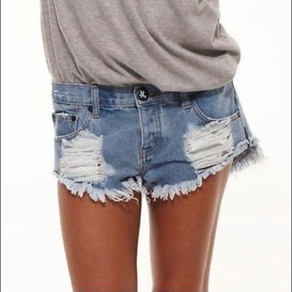 One Teaspoon Jean Shorts